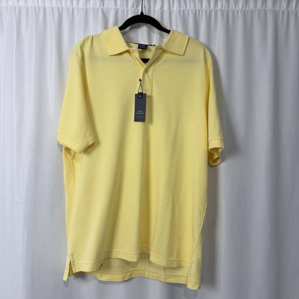 NWT Daniel Cremieux Classics Polo Shirt Mens Large Tailored  Fit Short Sleeve